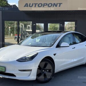 TESLA MODEL 3 Long Range AWD (Automata) ÁFÁS!+FEHÉR BELSŐ!HŐSZIVATTYÚ. FACELIFT SÉRÜLÉSMENTES. AKÁR 550 KM!